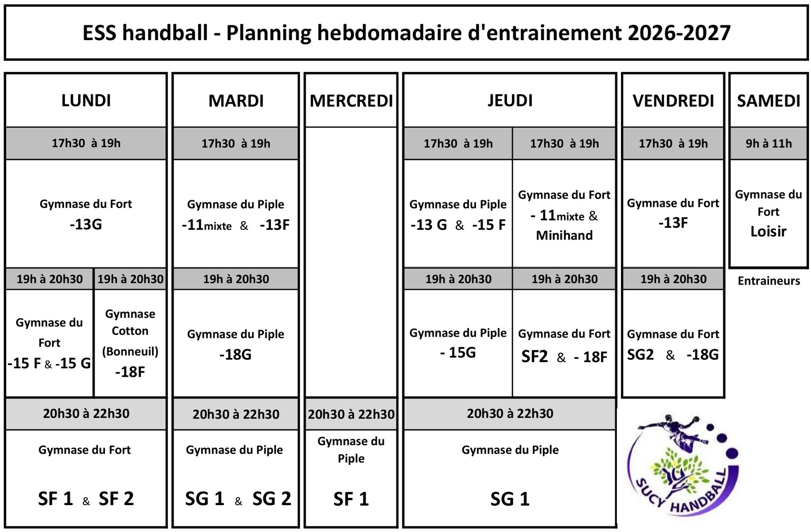 La rentrée c'est maintenant ! Pour adhérer à ESS hand, les documents à télécharger sont dans "infos pratiques".