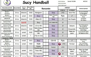 Planning du 23-24 novembre