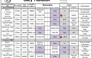Planning du 7-8 février