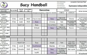Planning du 21-22 février - Coupe