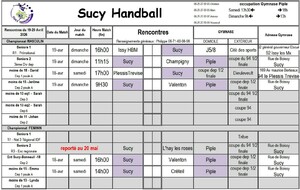 Planning du 18-19 avril