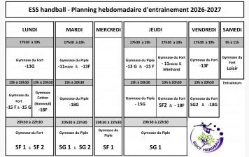La rentrée c'est maintenant ! Pour adhérer à ESS hand, les documents à télécharger sont dans "infos pratiques".