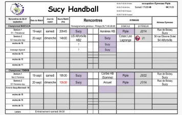 Programme du 19-09-2026